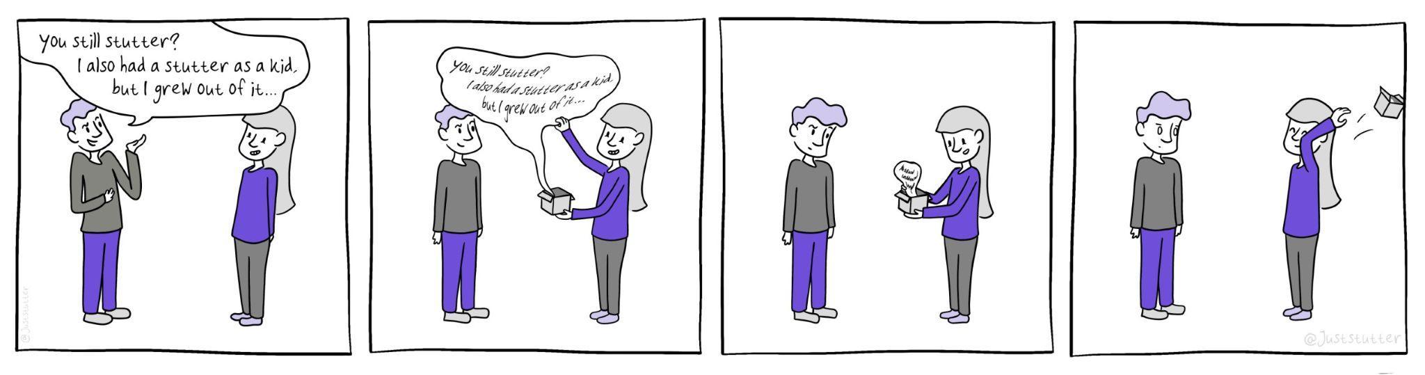 Fumetto sulla balbuzie