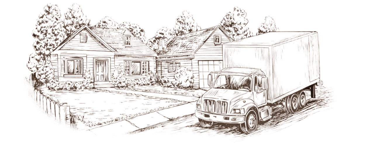 residential moving scene drawing