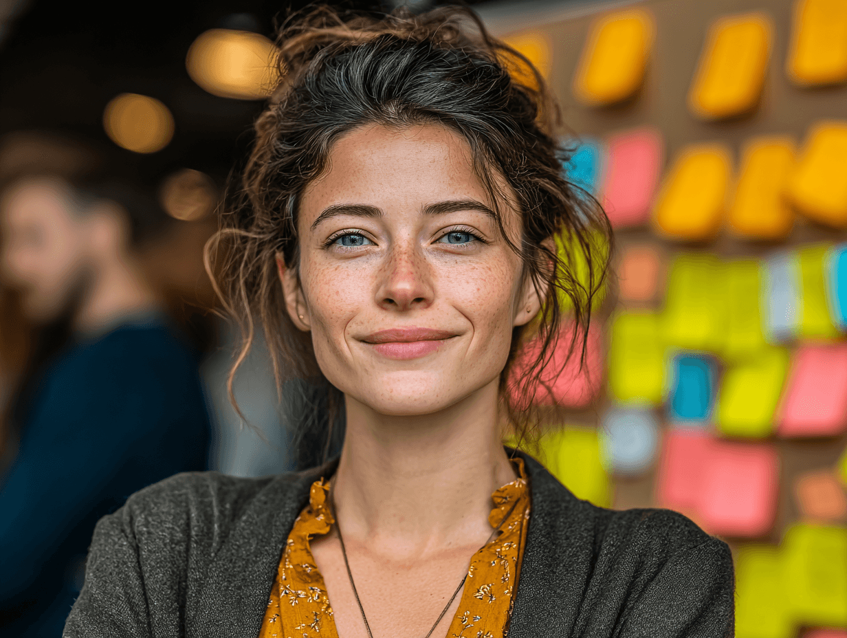 Woman ready to pass her PMP class