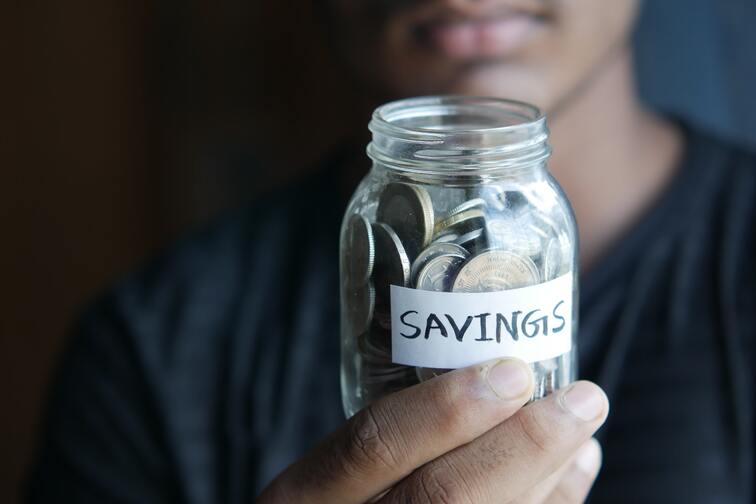money savings jar