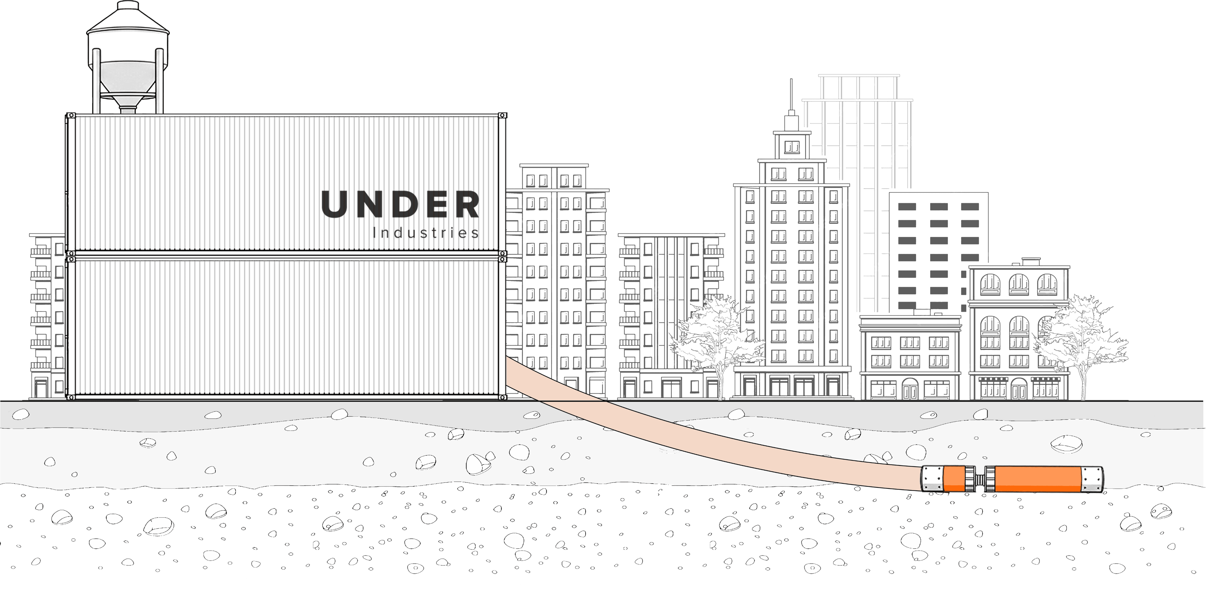 MTBR surface launch — trenchless utility installation without shaft