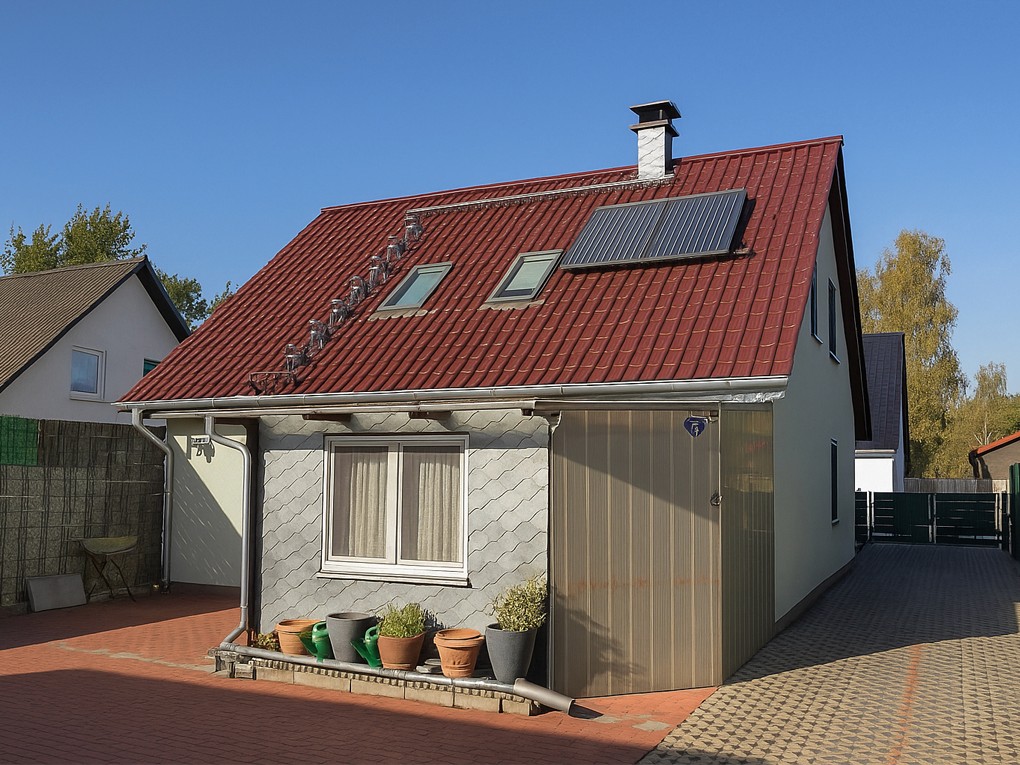 modern house with big windows