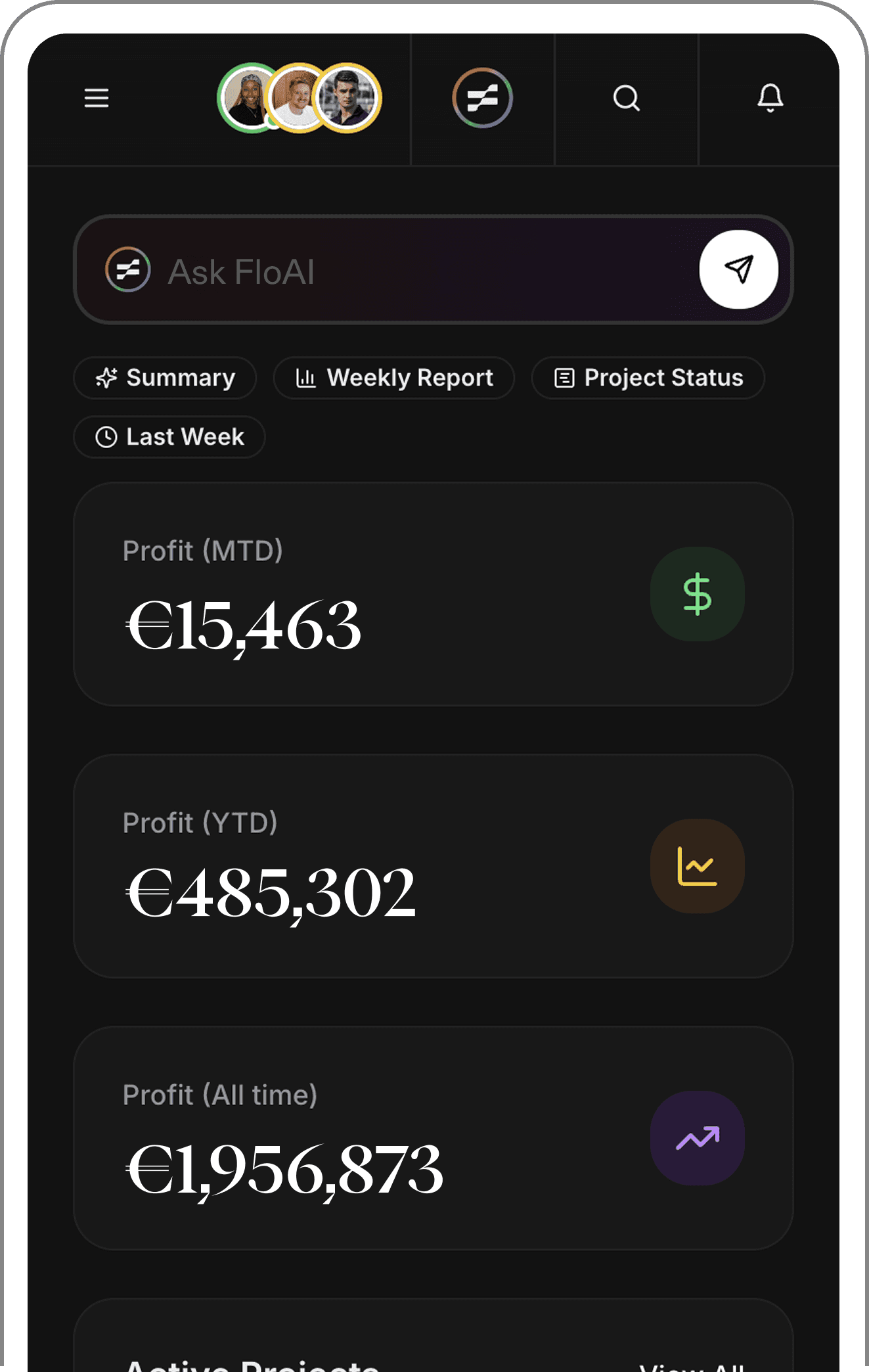 An image of Dreelio's dashboard