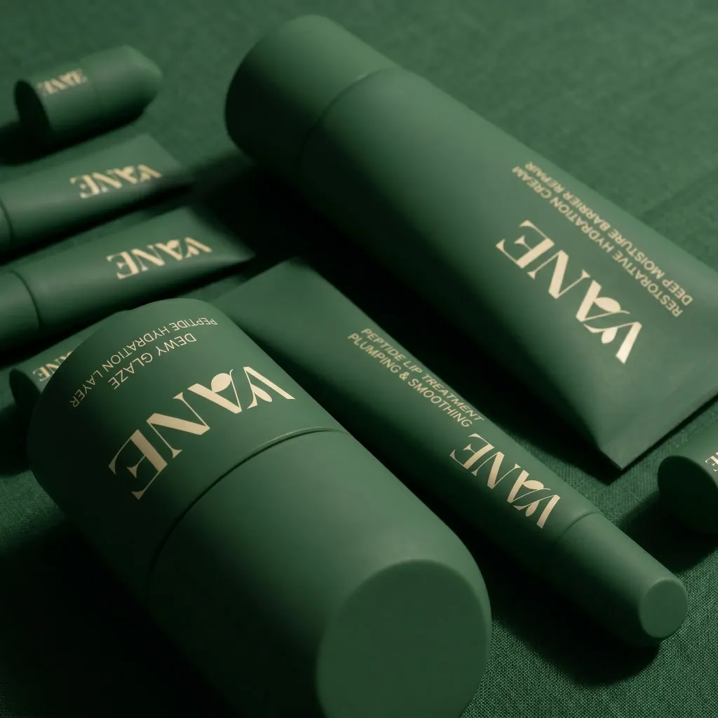 Green Vane skincare branding and design by an expert.