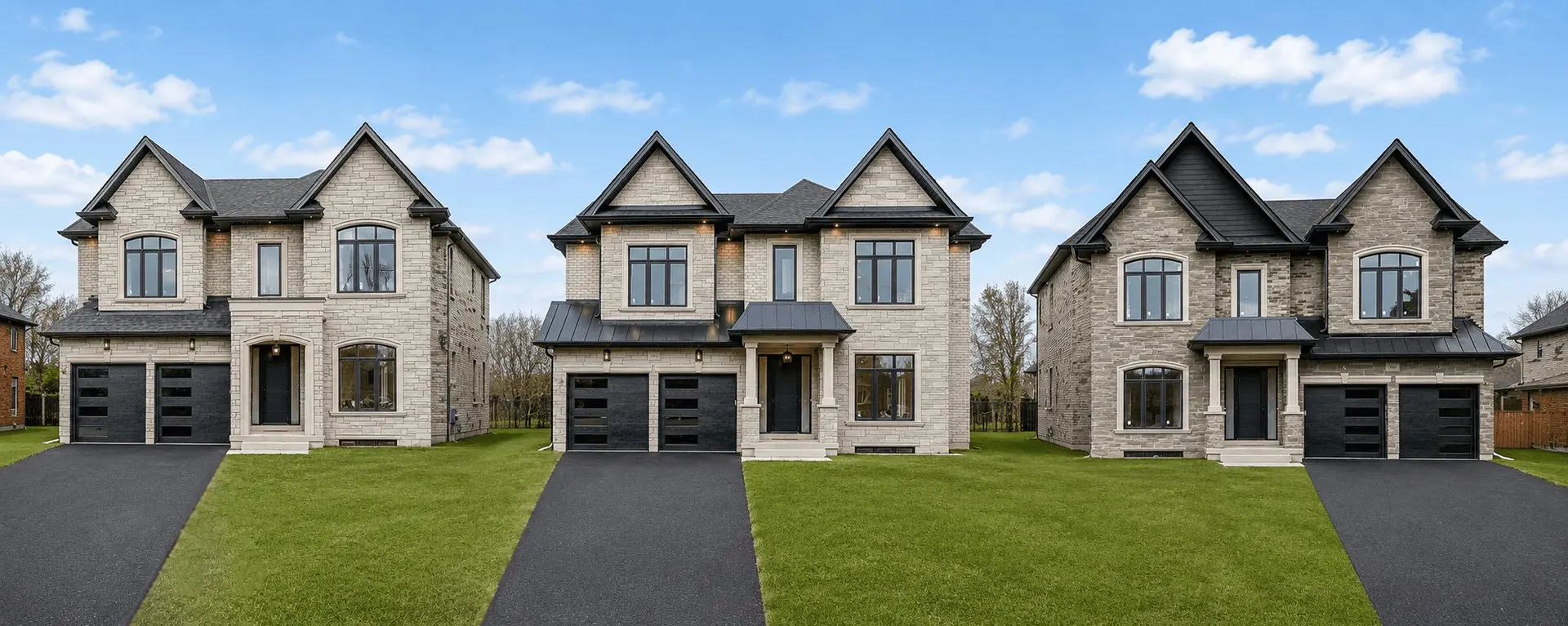 Recent project of 3 custom new buildson Rosebank road - sold.