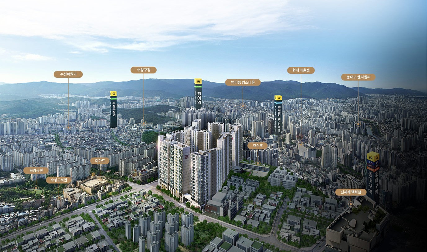 신확장 로제비앙 메가시티 투시도