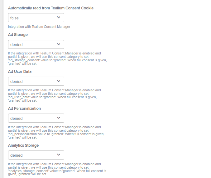 Configuring the Google Consent Mode Tag in Tealium iQ