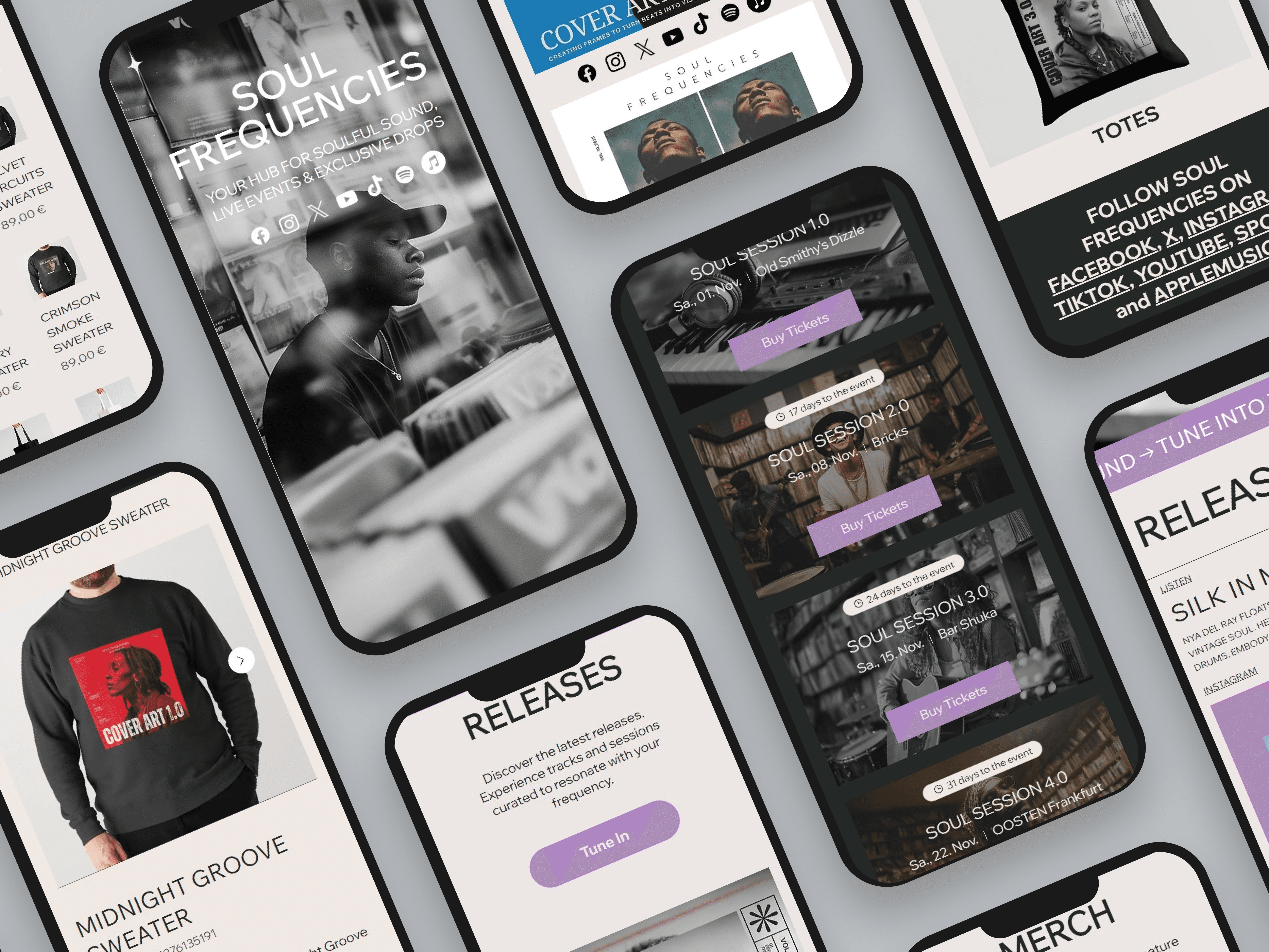 DineCircle UX process presentation slide showing user research insights, journey mapping, wireframes, and final UI screens
