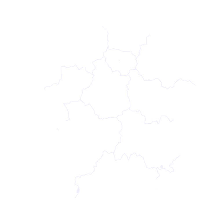 Carte des implantations de KPC