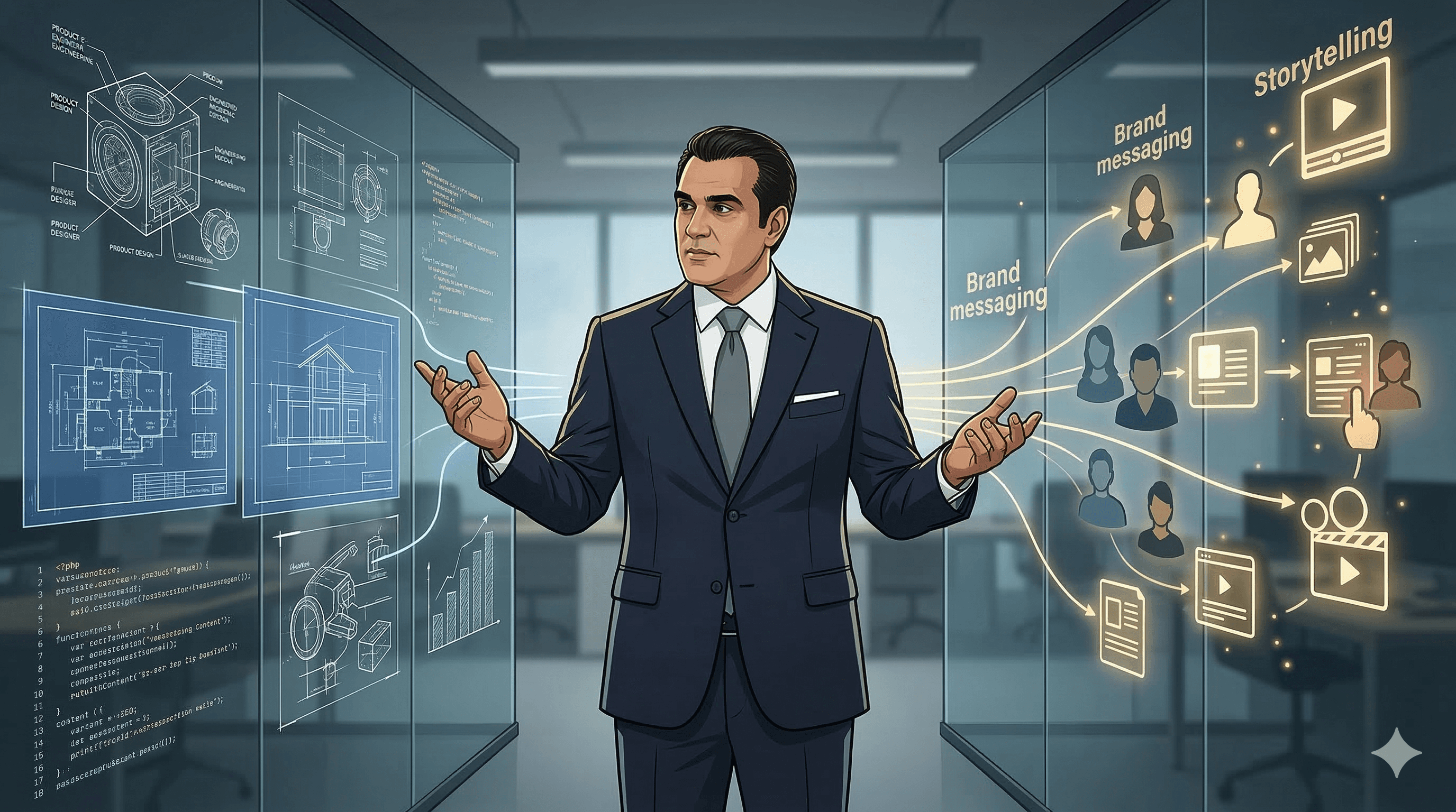 From operator to storyteller transformation