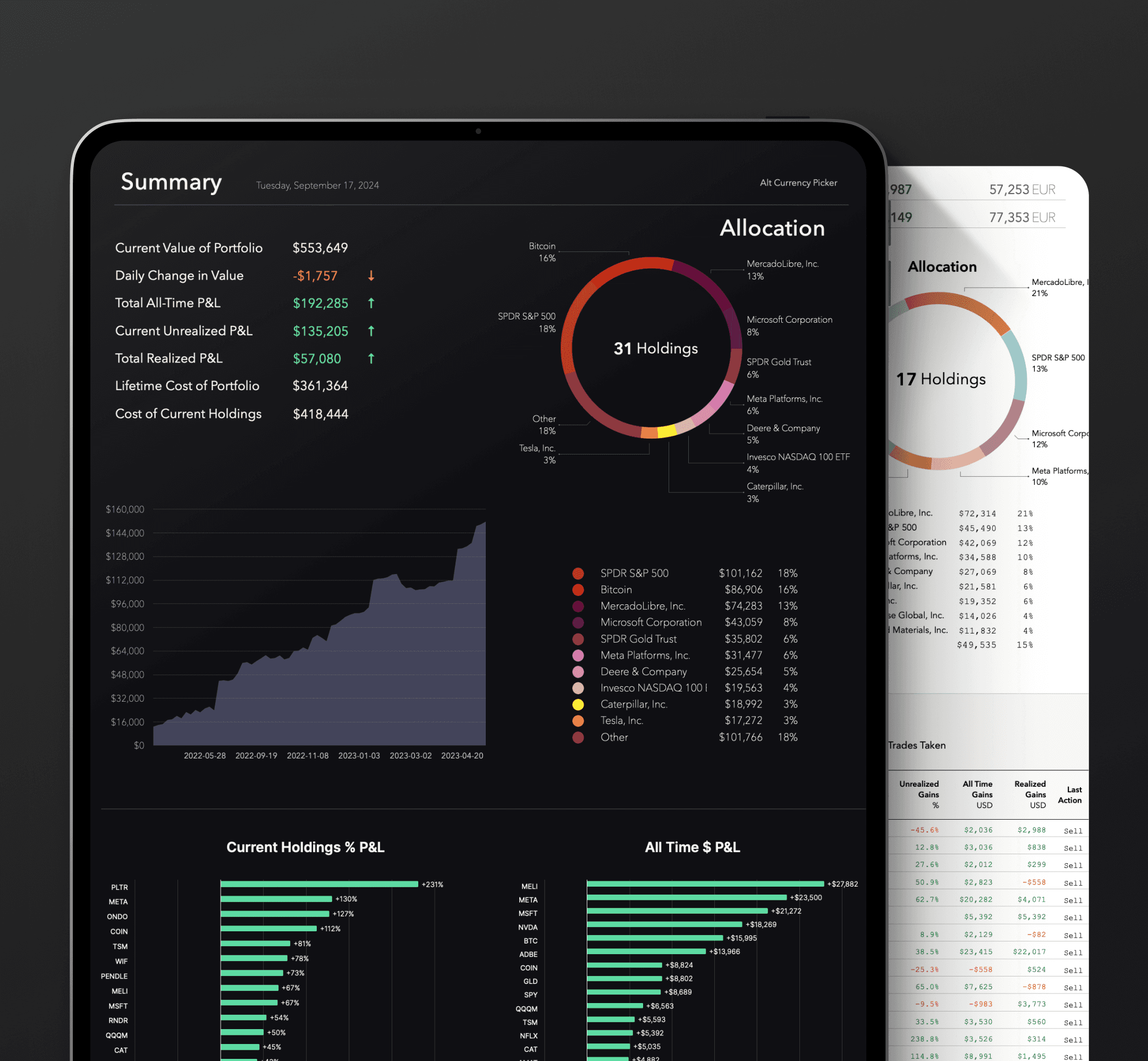 Smol Portfolio Tracker