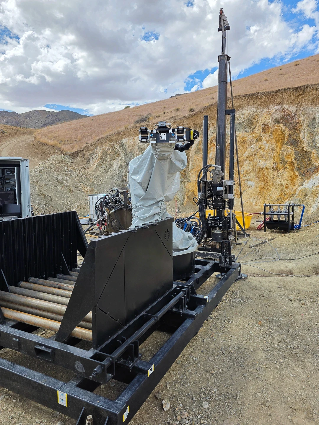 outdoor heavy duty robot for drilling bu dhr engineering