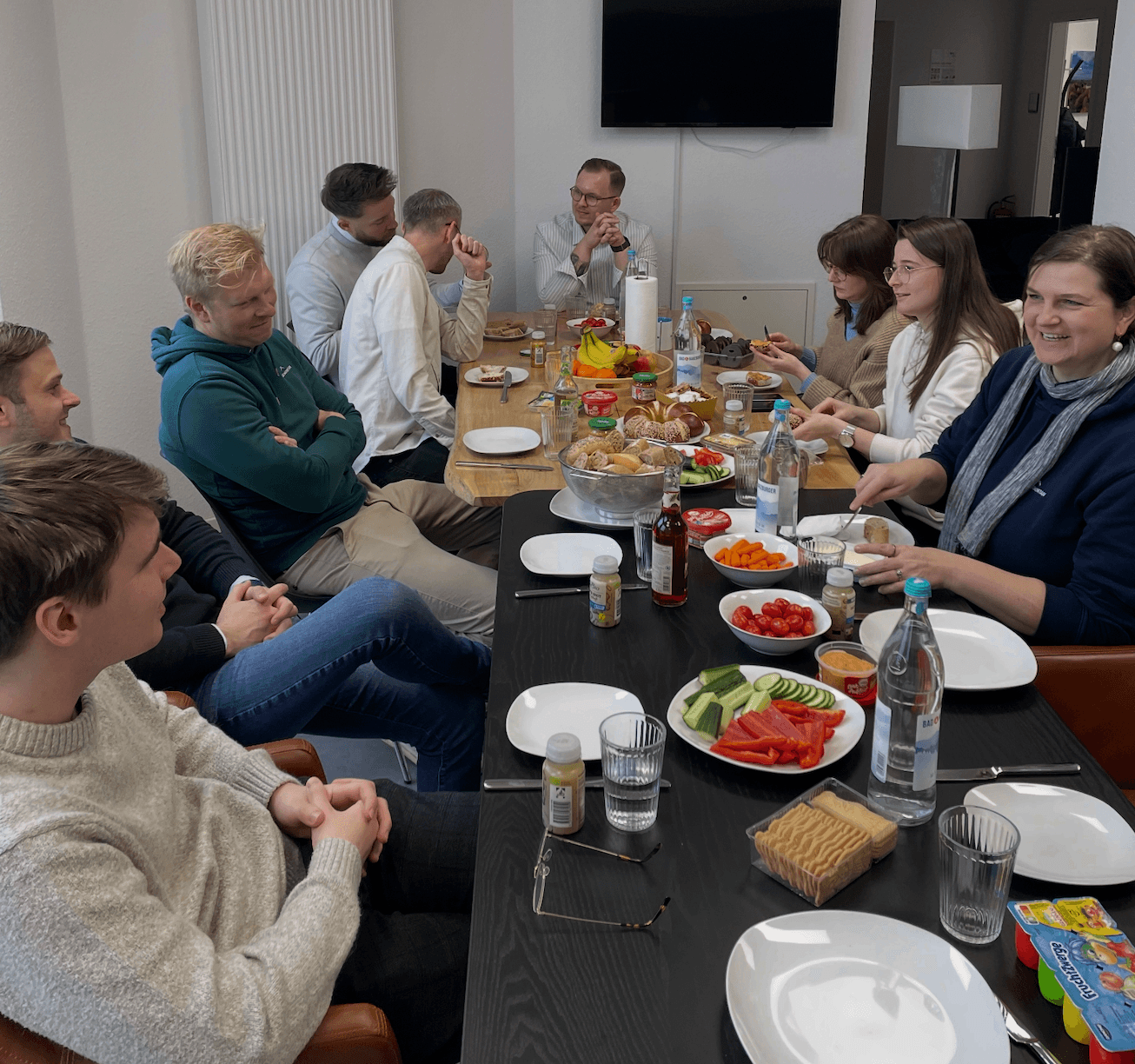 Mitarbeiterfoto Lunch im Office