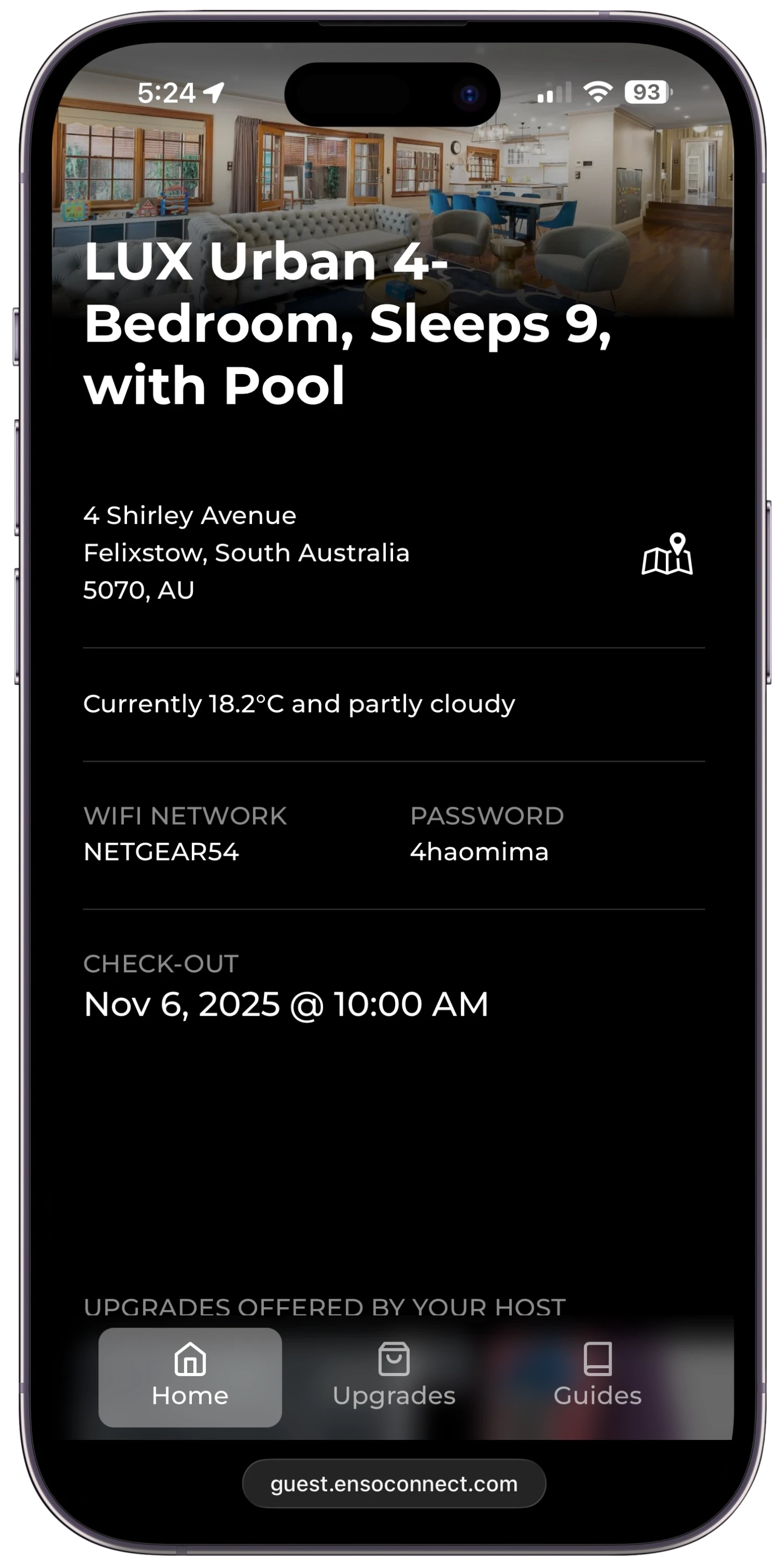 NobleBNB Listing Accueil