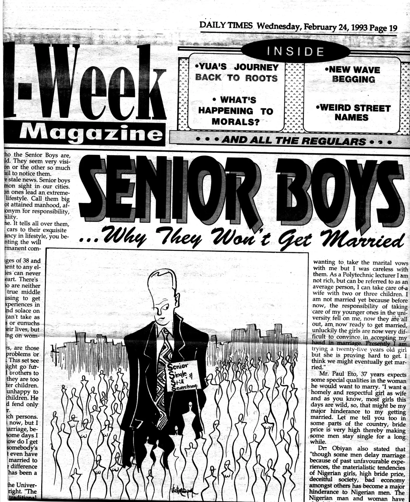 Victor Ekpuk Illustrations Daily Times newspapaer