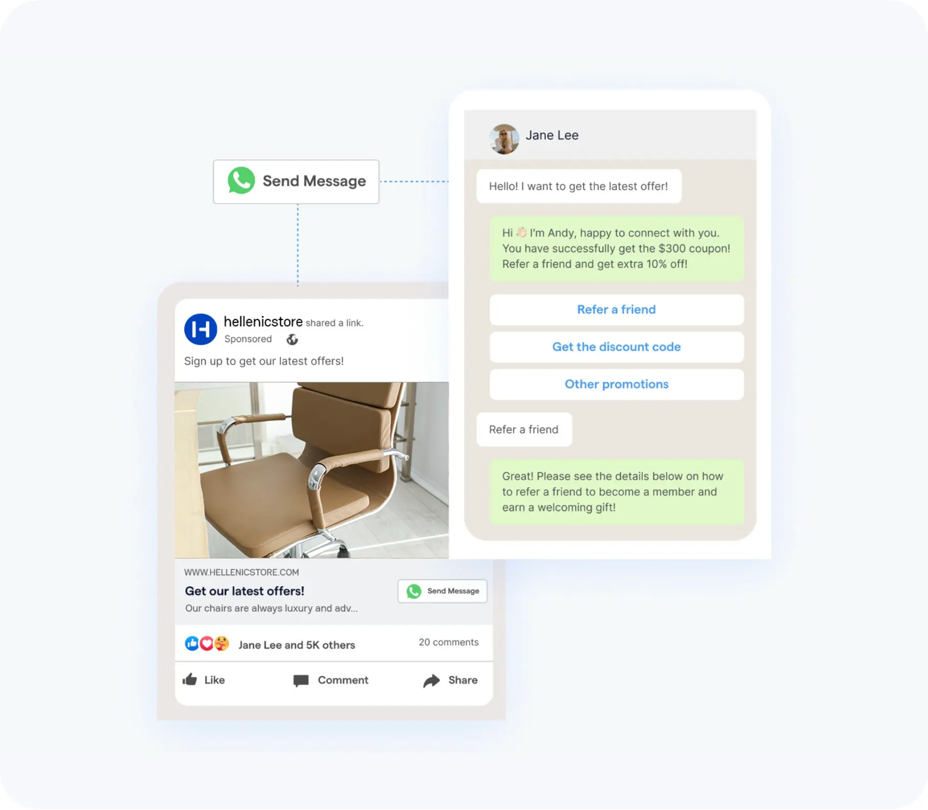 Voice to text and text to voice support.