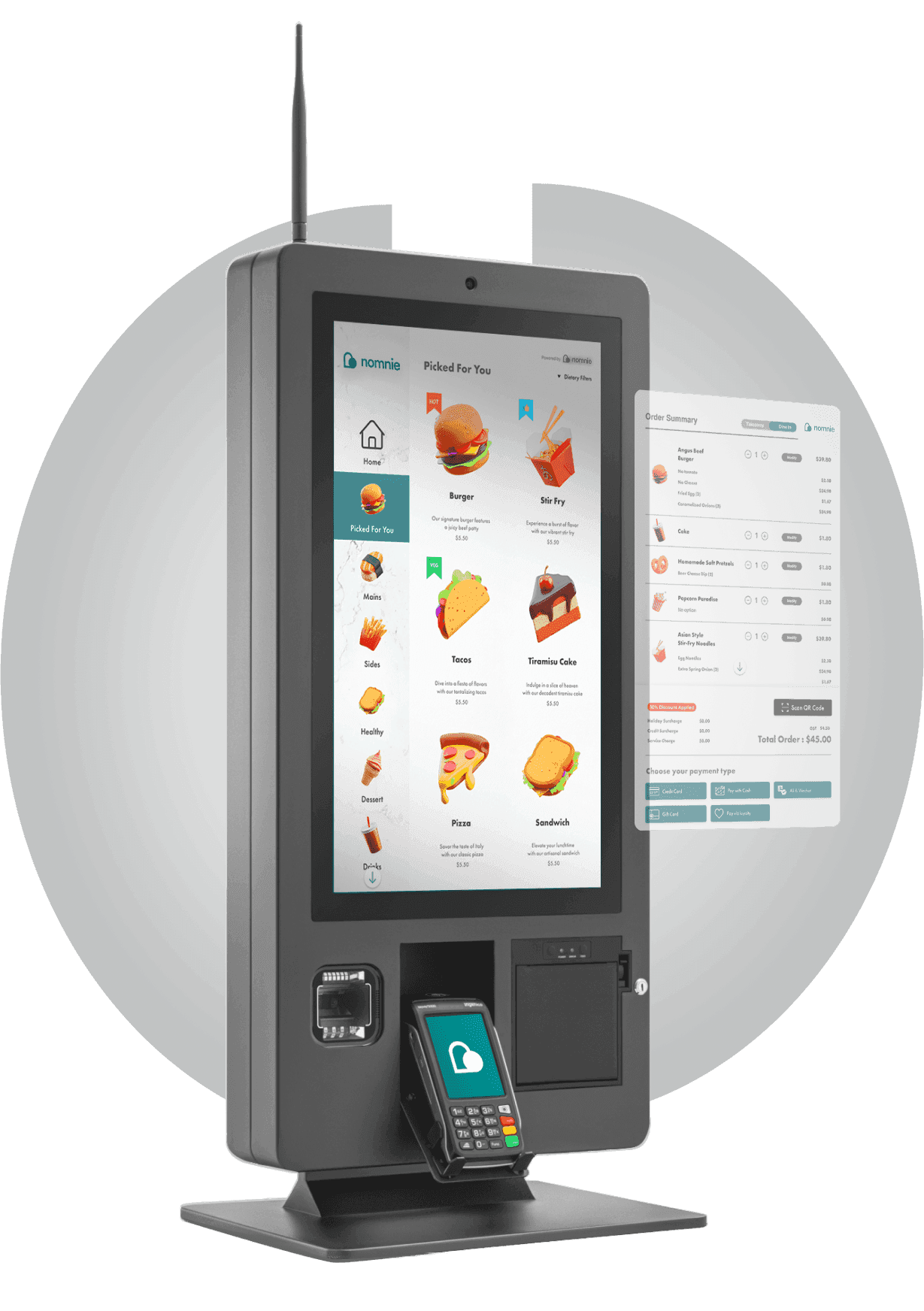 abacus ordering kiosk