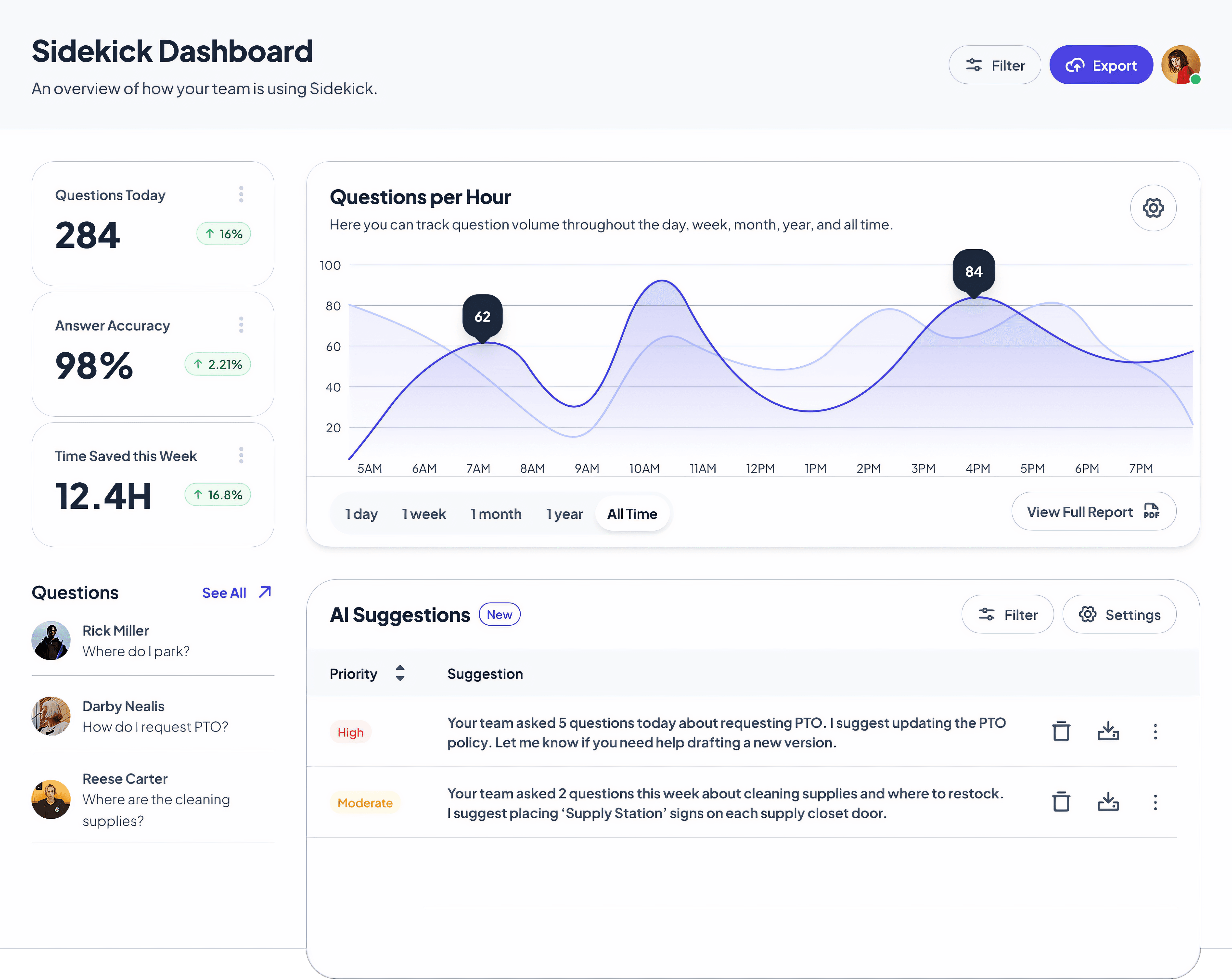Software user interface