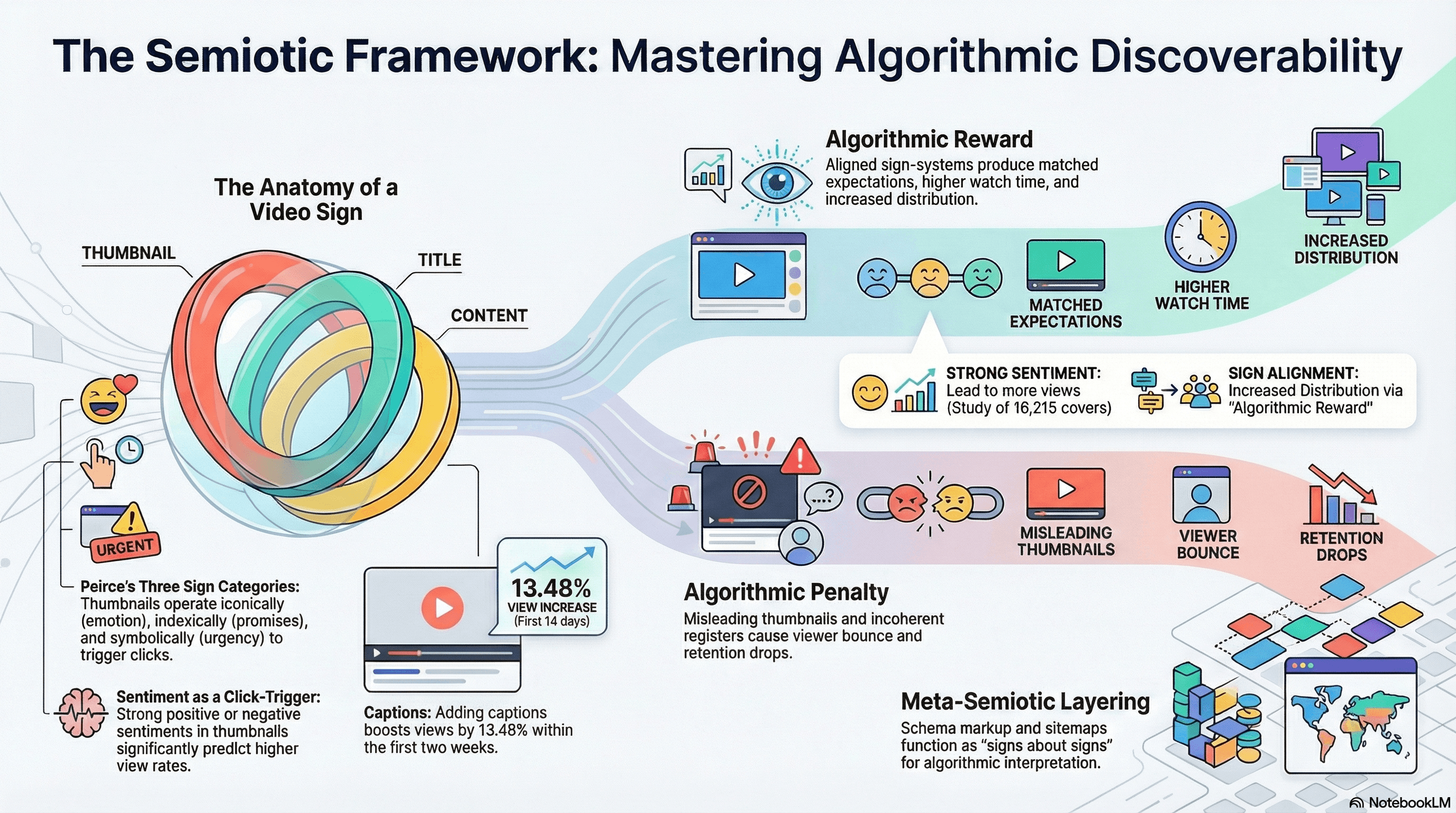 Video SEO - The Semiotic Framework Infographic