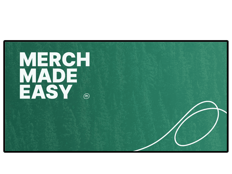Eco-friendly desk mat with company logo for corporate gifting