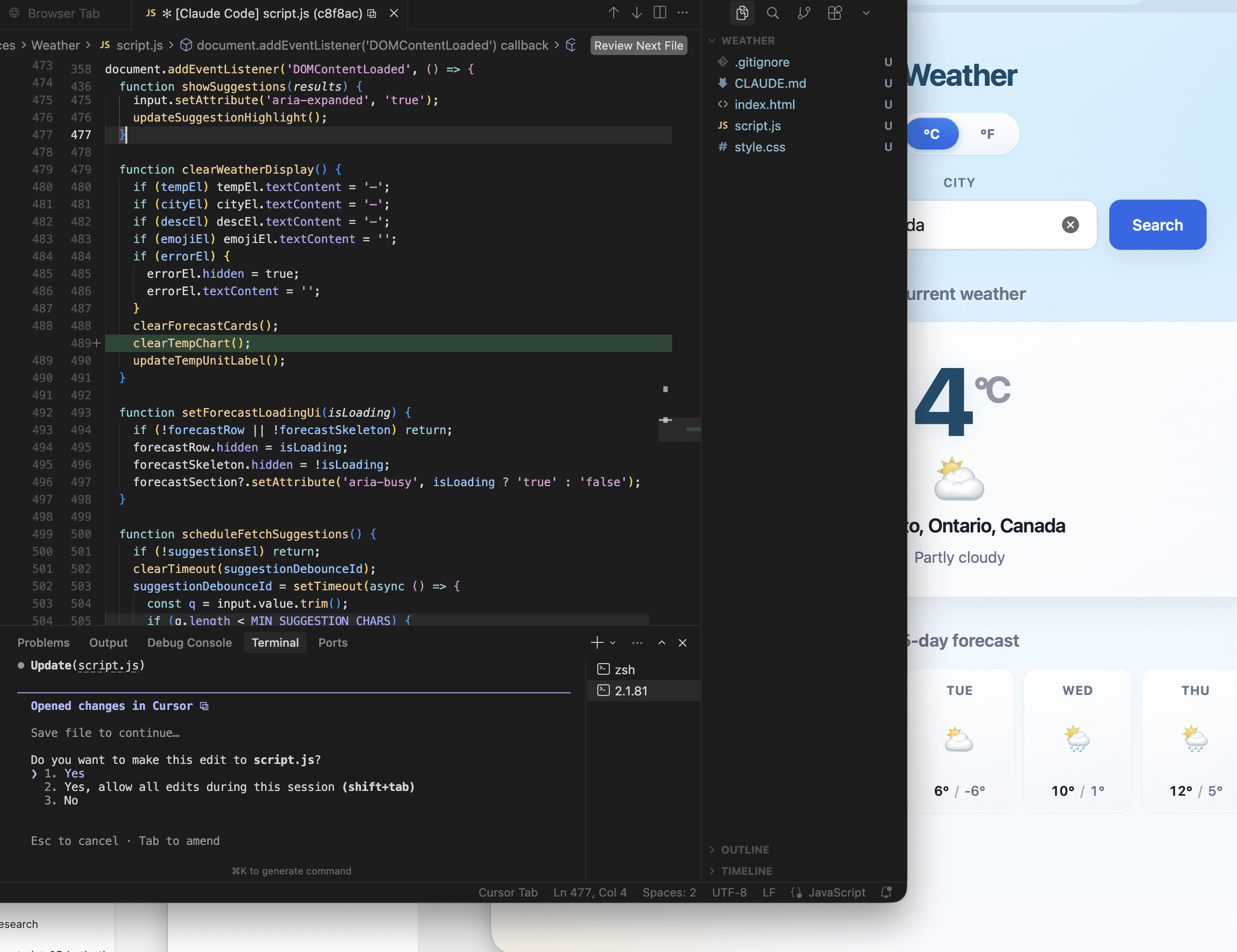 A dreamy light blue and lilac gradient.
