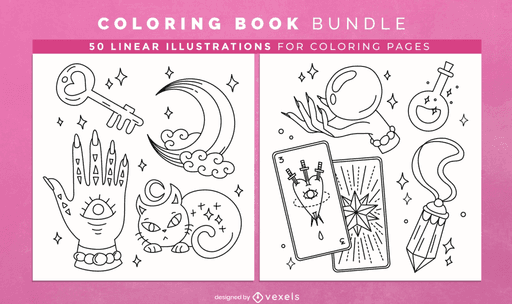 adult coloring book page design