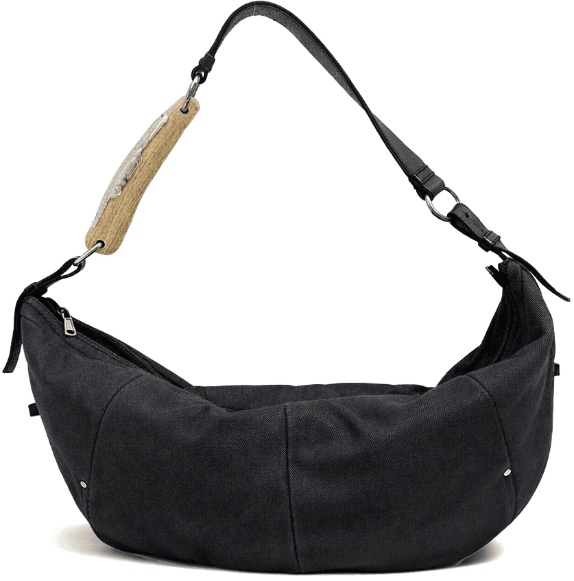 Grey Denim Mombasa Bag