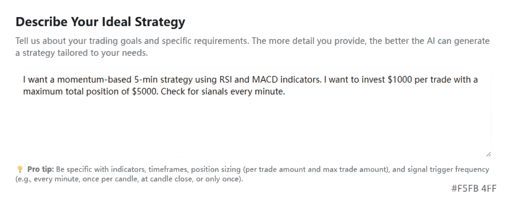 Strategy Generation