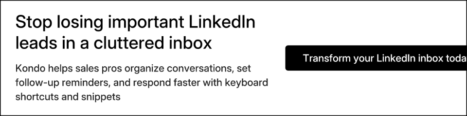 Stop losing important LinkedIn leads in a cluttered inbox