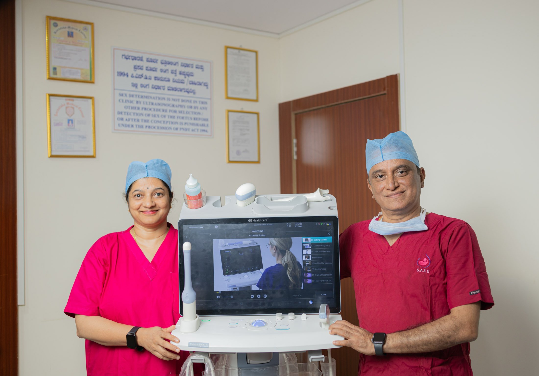 A female doctor holding a clipboard and pen, ready to provide medical care and take notes.