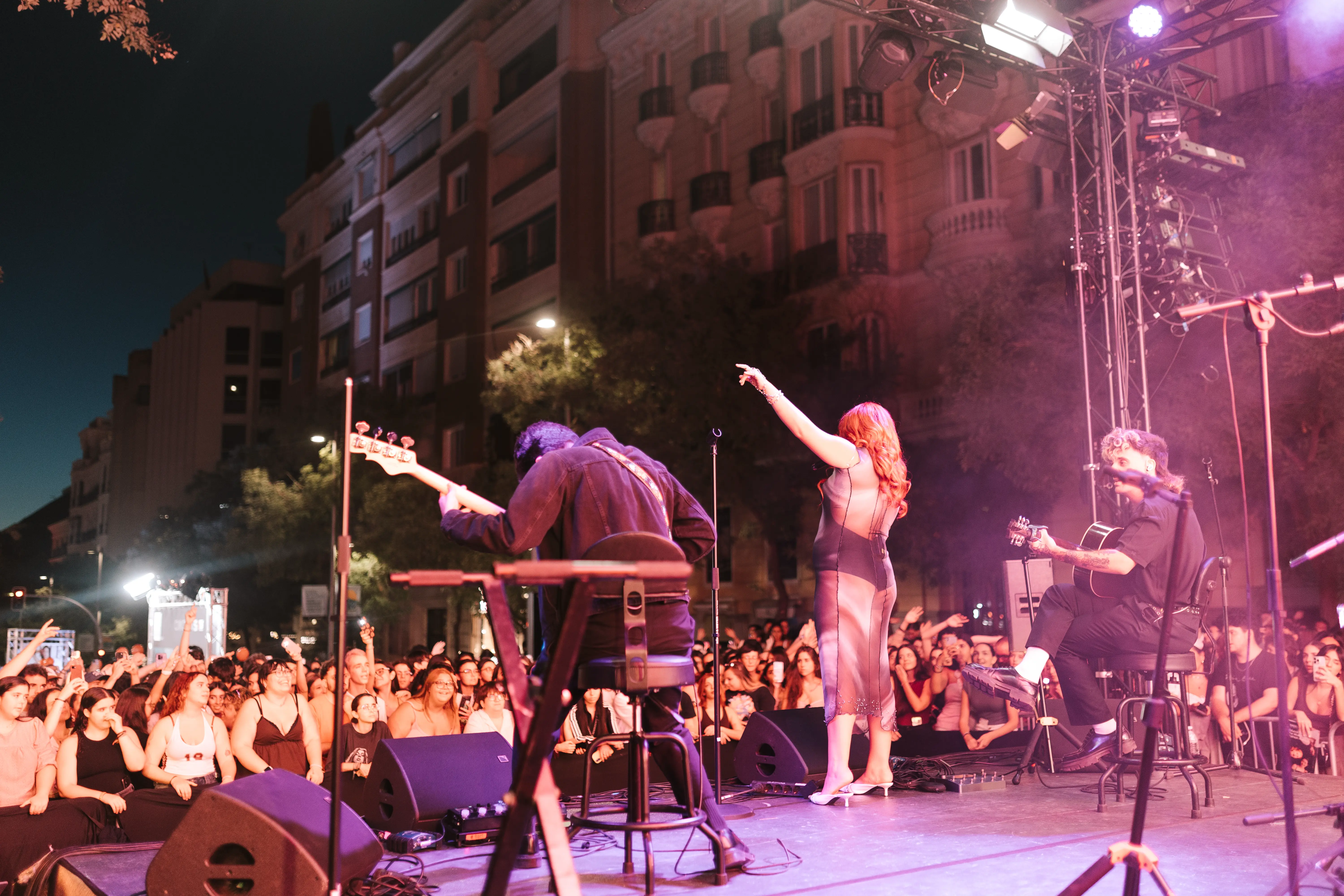 concierto vfno vista desde el escenaro al publico