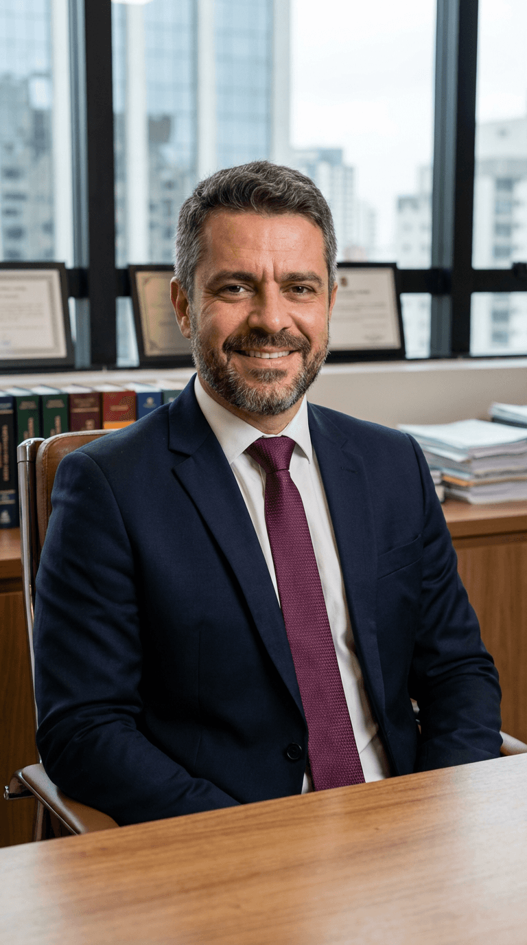 A smiling happy customer with curly hair on a blue background