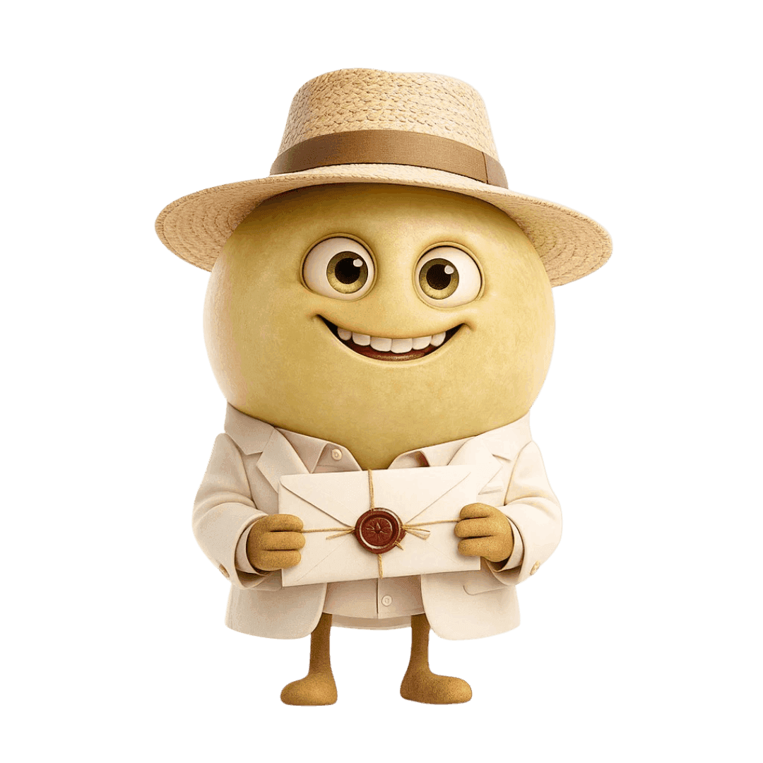 Roussanne grape berry illustration for wine education.