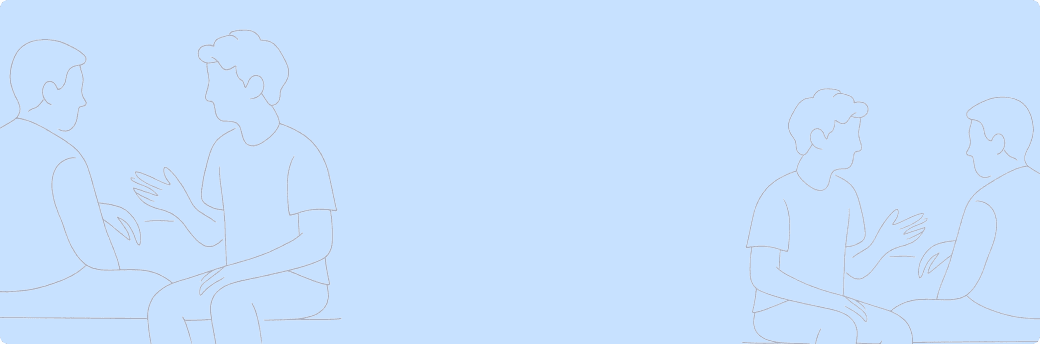 psychosoziale spitex blauer banner mit grafiken