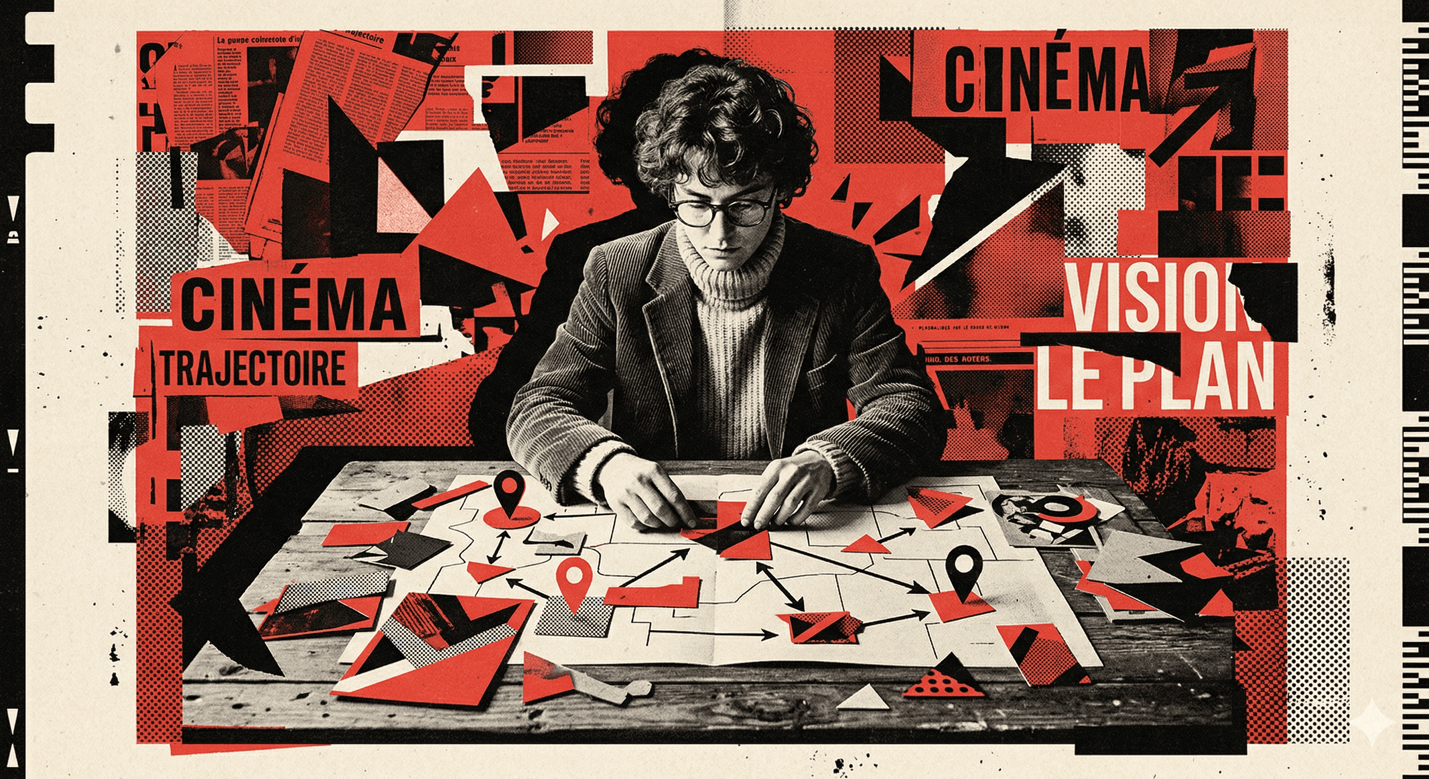 a person solving a puzzle, old retro style