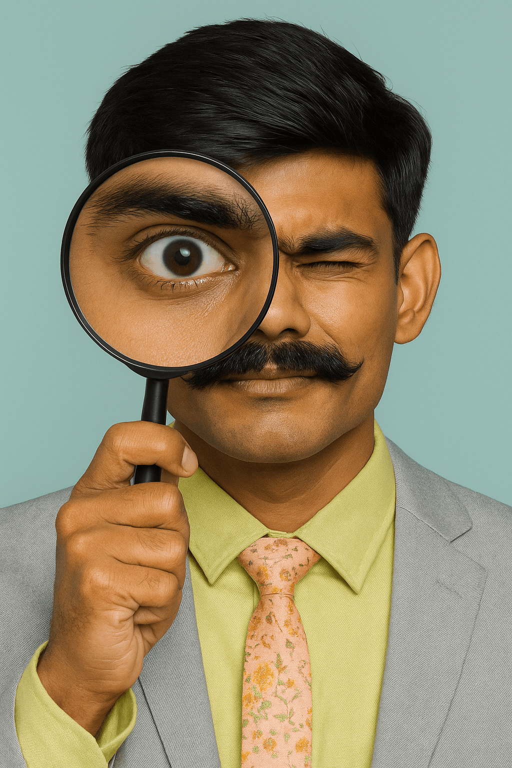 Woman with color palette