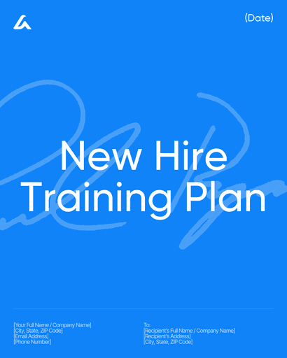 New Hire Training Plan