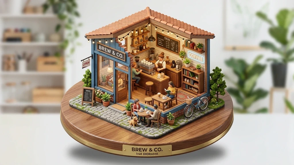Isometric AI video style sample