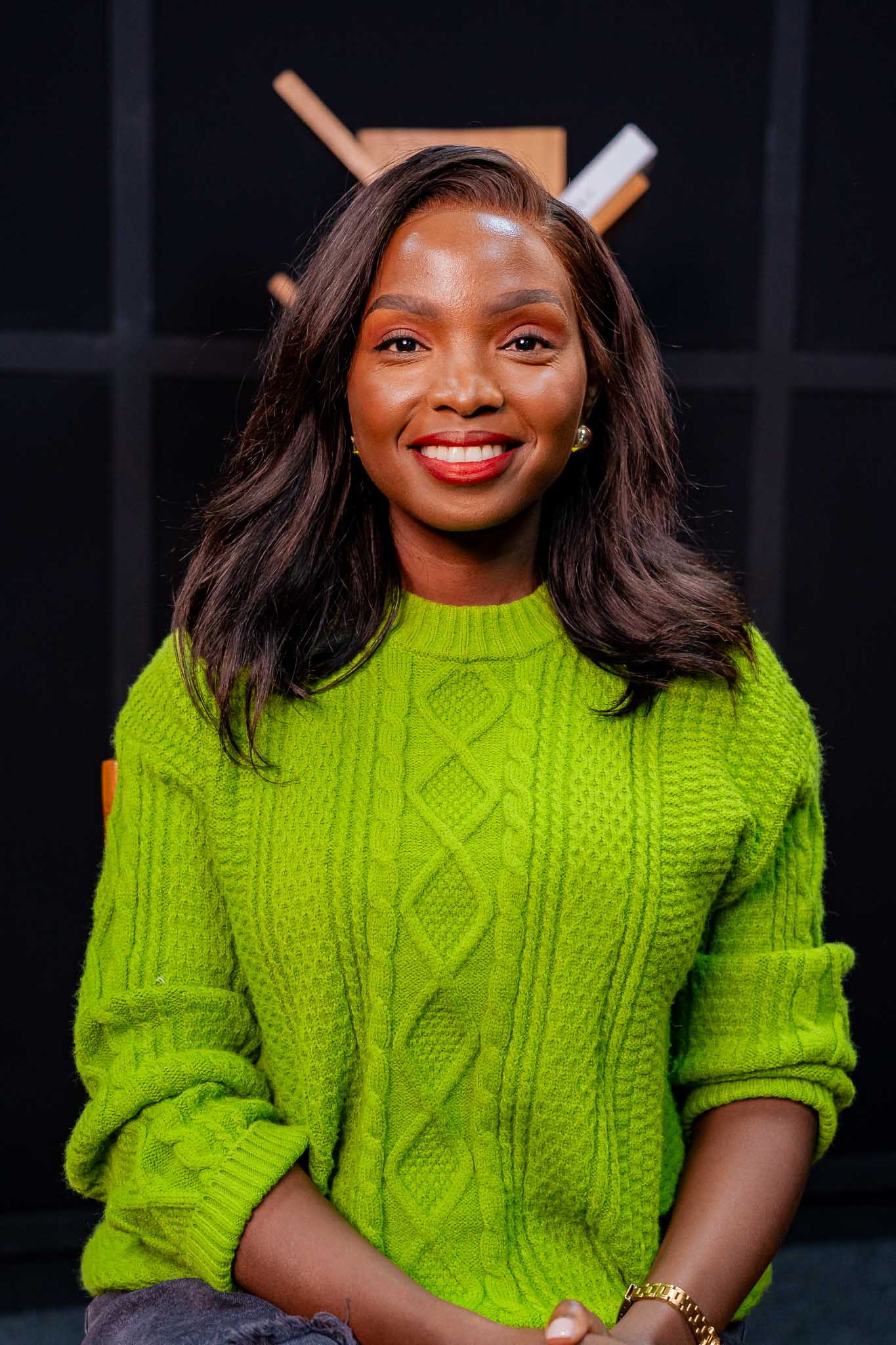 a 3d image of a judge's hammer on a black background