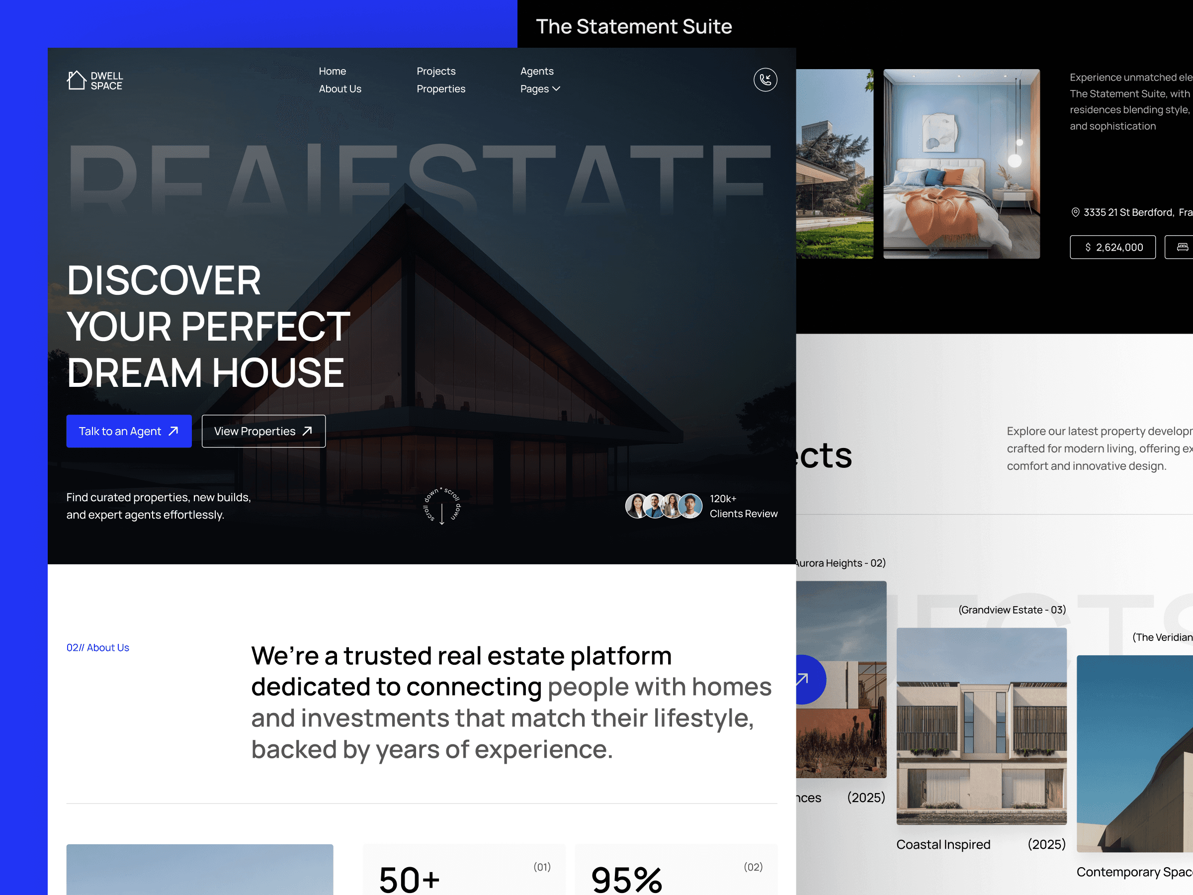 framer real estate template