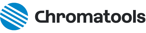 Blue striped circle icon with "Chromatools" text.
