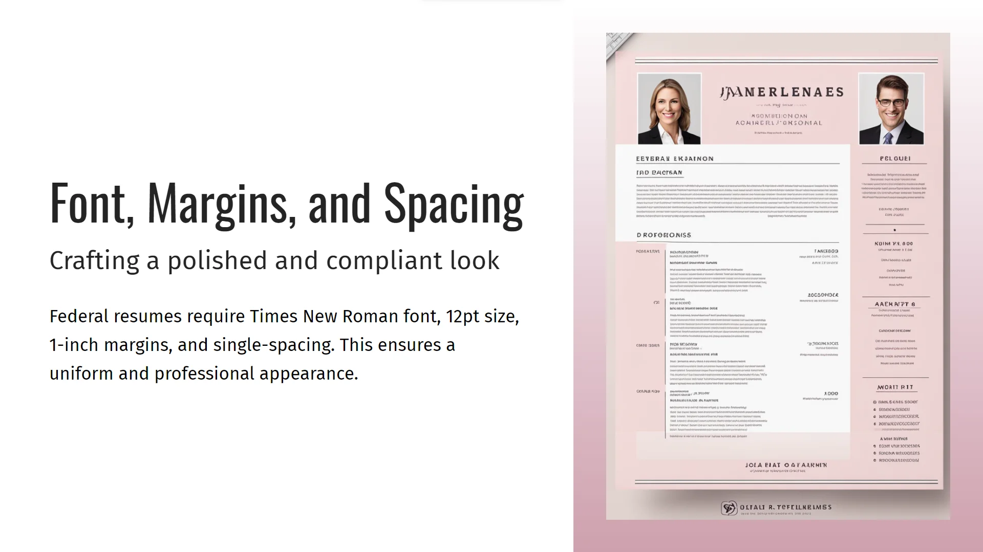 Federal Resume Template