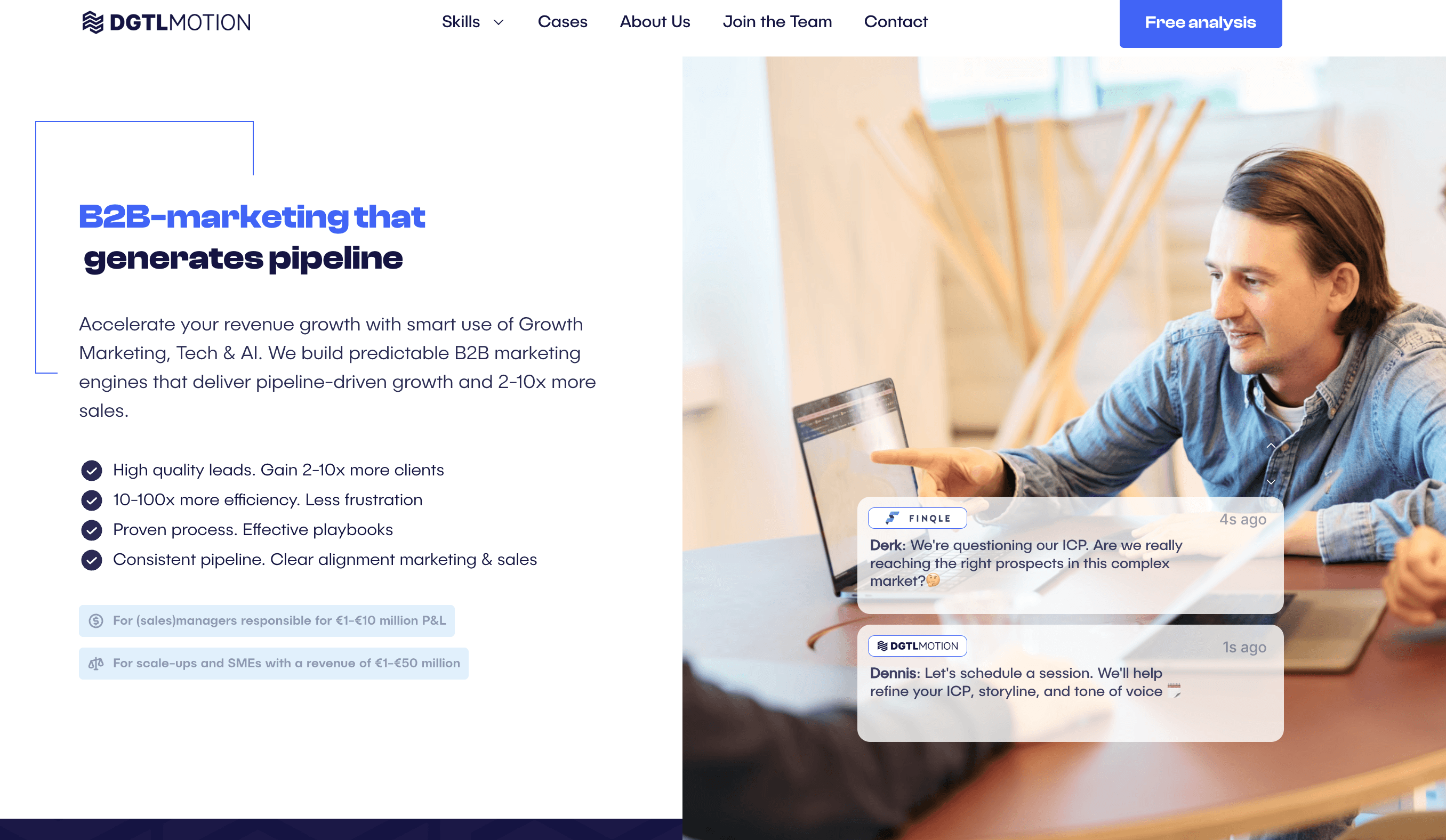 DGTLMOTION: top ducth marketing agency with a dedicated team