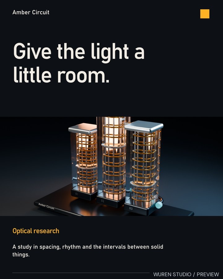 Optical Message, post campaign layout