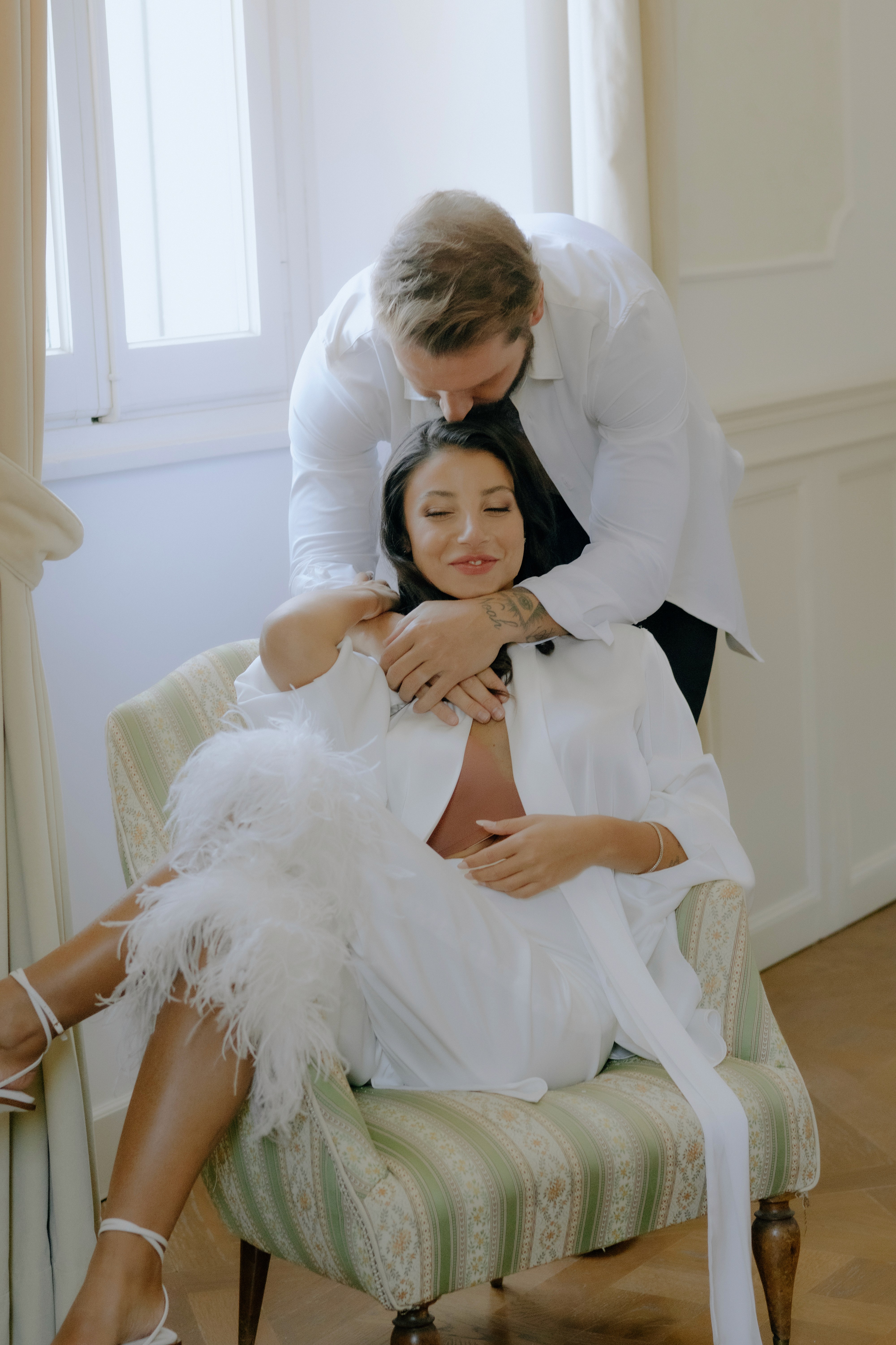 Makeup Arrangement with Dried Flowers