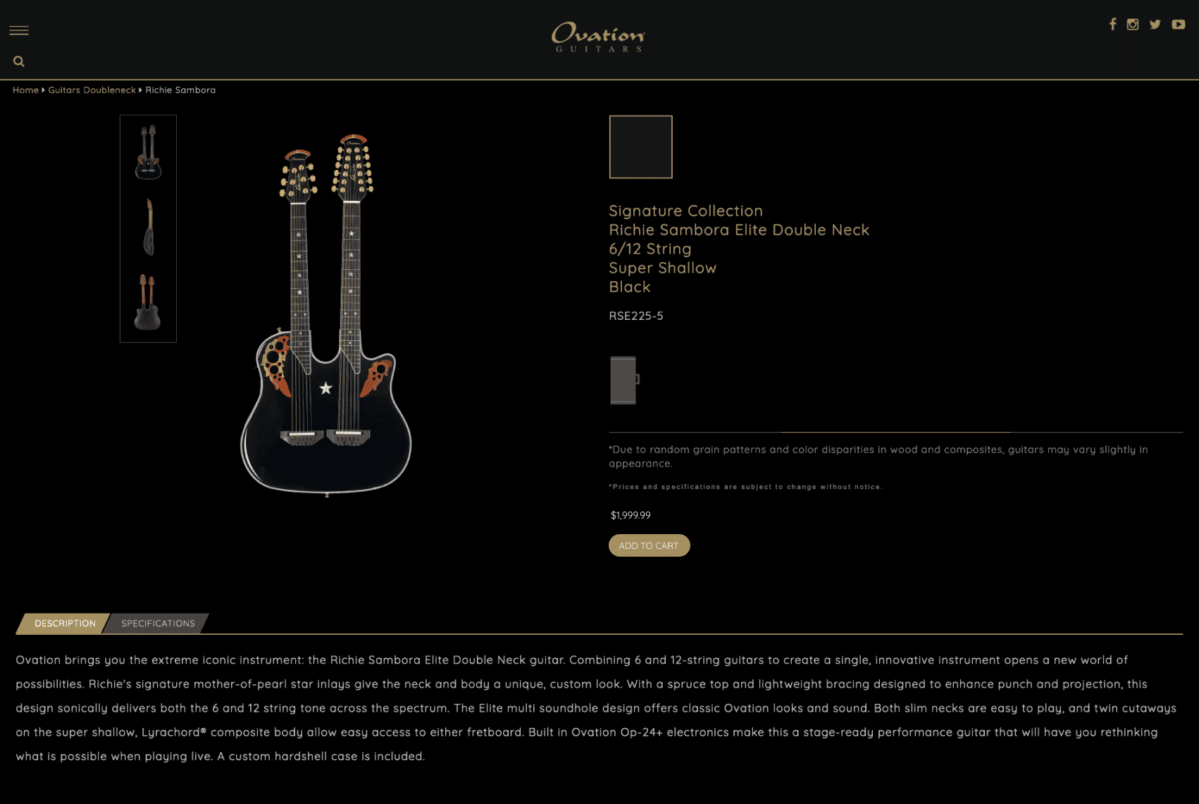 Ovation Product Page