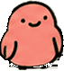 red bird plushie