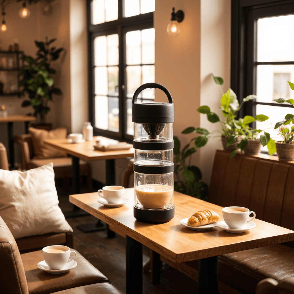 product photography of stackable container