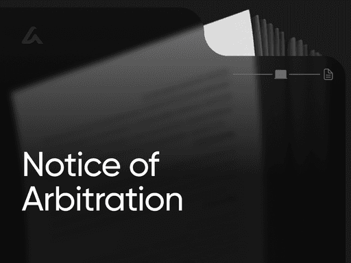 Notice of Arbitration