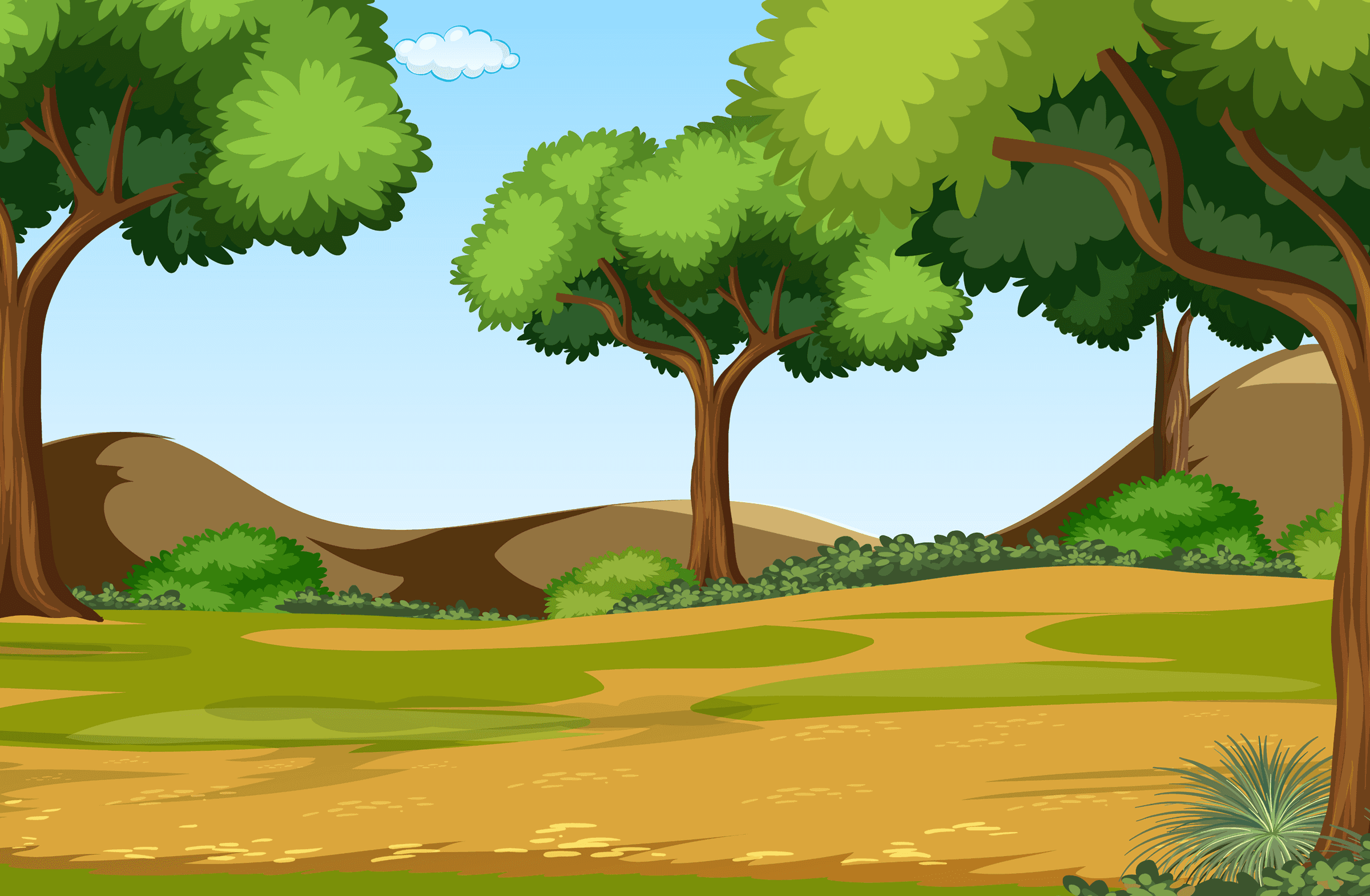 Field and Trees